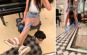 【凡熙】富家女白丝拖鞋休闲调教-97LZTD-2388