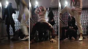 安琪女王双女王KTV玩狗圣水-97LZTD-2393