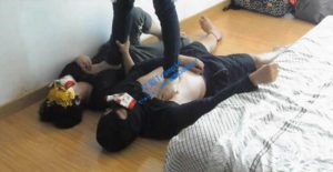 帆布鞋棉袜踩踏羞辱夫妻奴-97L2ZTD-816832