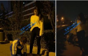 【汐汐大人】校园羞辱 户外公园 遛狗舔脚 深喉教恋足狗-97LZTD-3147