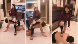 【台湾女神 - 伊娃】长筒袜运动鞋跳踩-97LZTD-3222