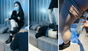 【斯羽情侣主】KTV-情侣主-脏鞋踩虐绿帽【双视角版】-97LZTD-32127