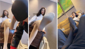 【狗哥】素人小姐姐S-皮鞋丝袜美腿虐-97LZTD-32165