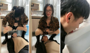 【薇薇】家奴阳台下跪伺候-97LZTD-32235