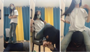 【妙妙】漂亮高中生S-黑棉袜气味辱-97LZTD-32269