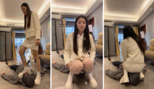 【伊未】坐脸窒息-高跟皮鞋白袜踩-97LZTD-32437