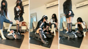 【礼礼】双S-长靴踩踏-重度鞭打-强制喂口水圣水【双视角版】-97LZTD-32479