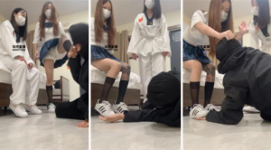 【女生也能很暴力】双S-精神小妹重度踢踹-97LZTD-32645