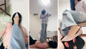 【妮蔻】脚插嘴-铆钉鞋碾压踩-97LZTD-32728
