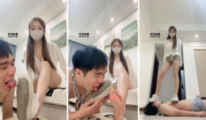 【楚楚】狗舌清理脏鞋底-高跟踩踏-舔圣水-97LZTD-32756