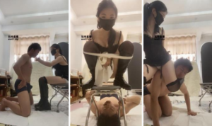 【纯情恶魔】长靴美腿暴力踢踹【下】-97LZTD-328837